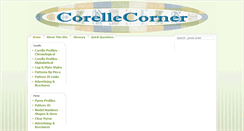 Desktop Screenshot of corellecorner.com